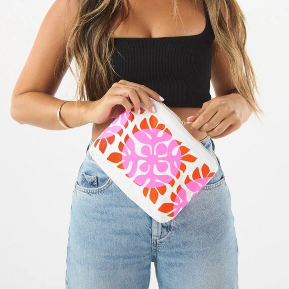 Aloha Collection Small Pouch, Mini Appliqué, zest - Picture 2 of 3